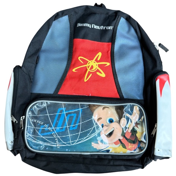 Nickelodeon Accessories Vintage Jimmy Neutron Kids School Backpack
